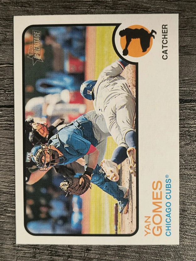 2022 Topps Heritage #301 Yan Gomes
