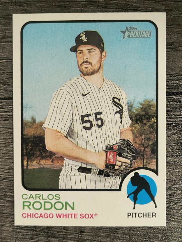 2022 Topps Heritage #185 Carlos Rodon