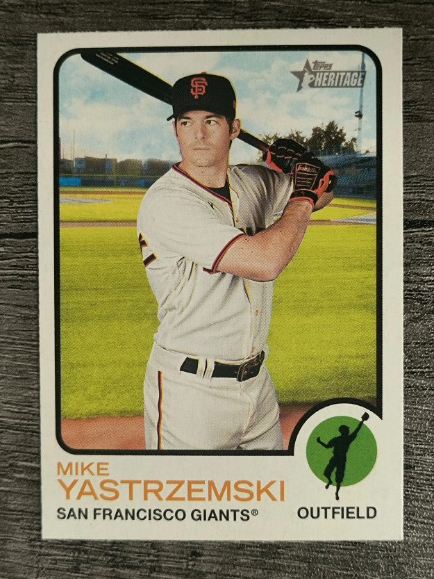 2022 Topps Heritage #11 Mike Yastrzemski