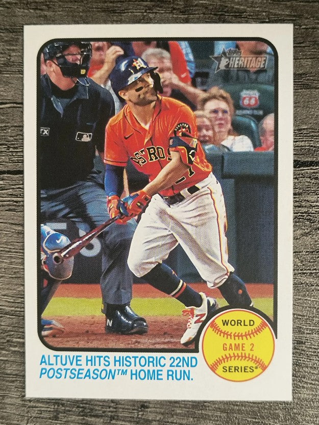 2022 Topps Heritage #206 Jose Altuve