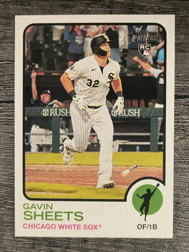 2022 Topps Heritage #181 Gavin Sheets RC
