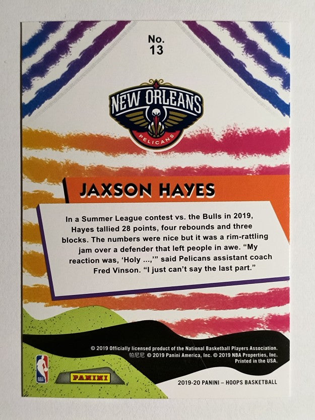 2019-20 Hoops We Got Next #13 Jaxson Hayes