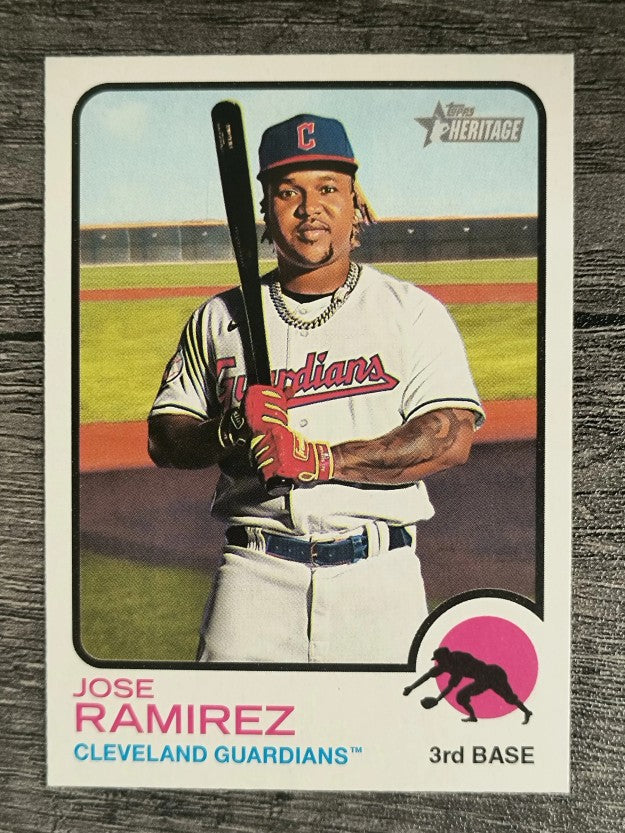 2022 Topps Heritage #242 Jose Ramirez