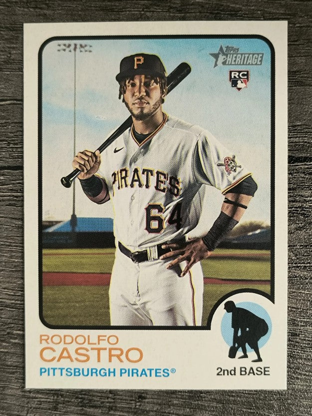 2022 Topps Heritage #165 Rodolfo Castro RC
