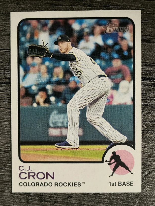 2022 Topps Heritage #138 C.J. Cron