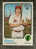 2022 Topps Heritage #98 TJ Friedl RC