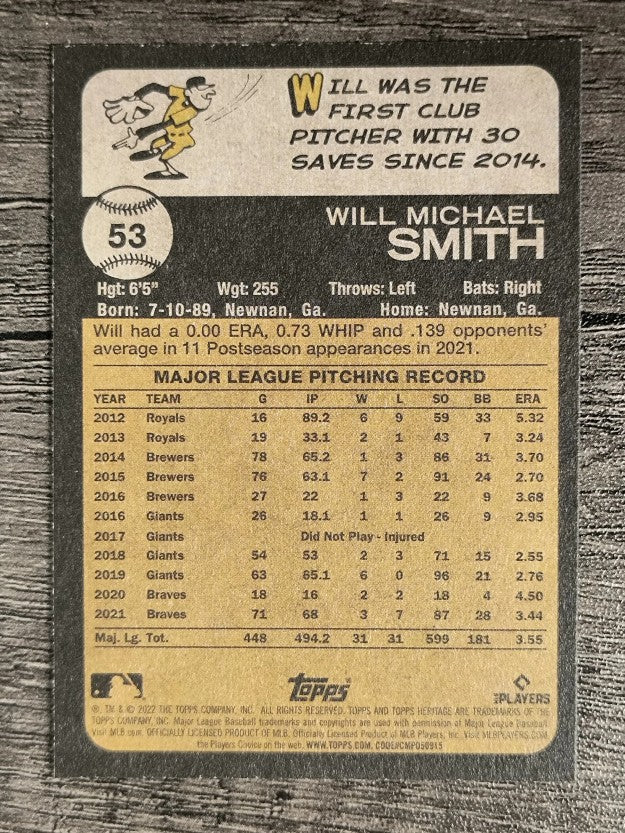 2022 Topps Heritage #53 Will Smith