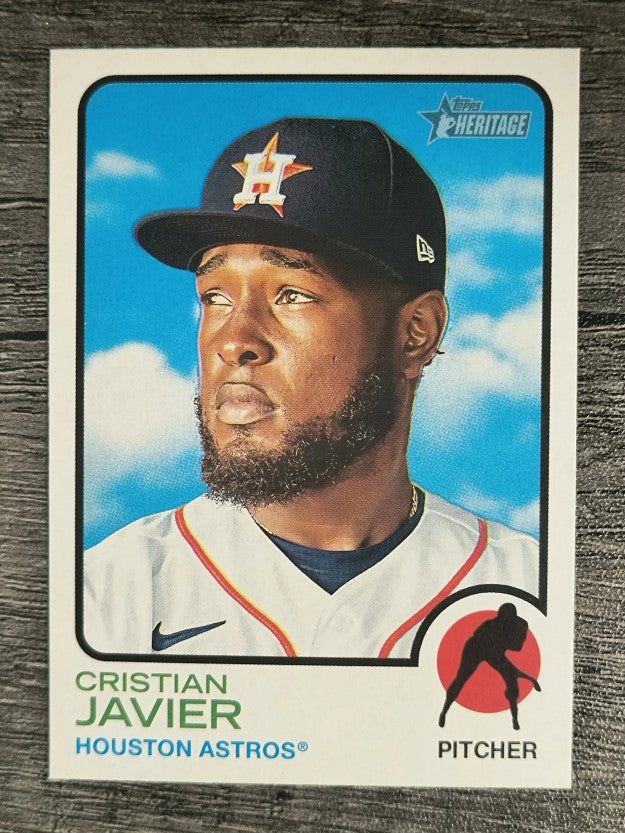 2022 Topps Heritage #130 Cristian Javier