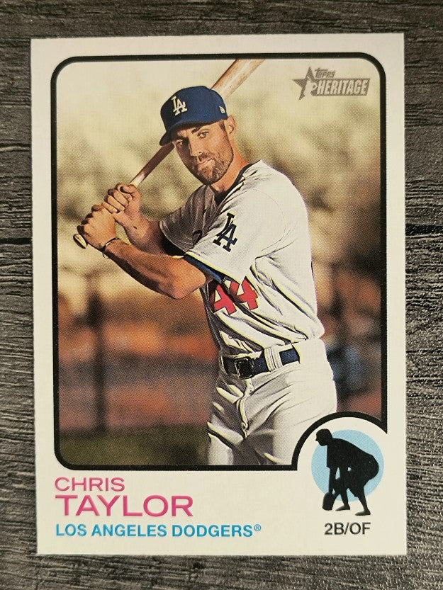 2022 Topps Heritage #312 Chris Taylor
