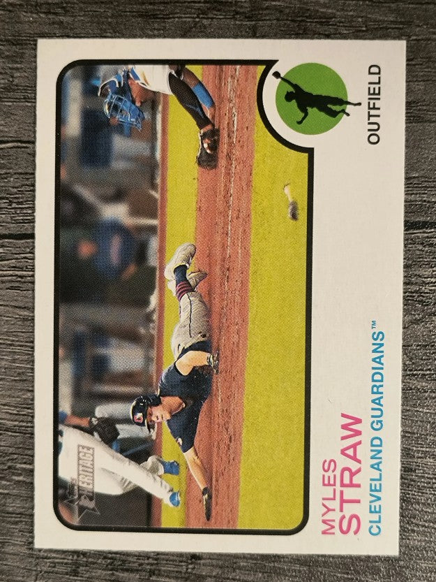 2022 Topps Heritage #304 Myles Straw