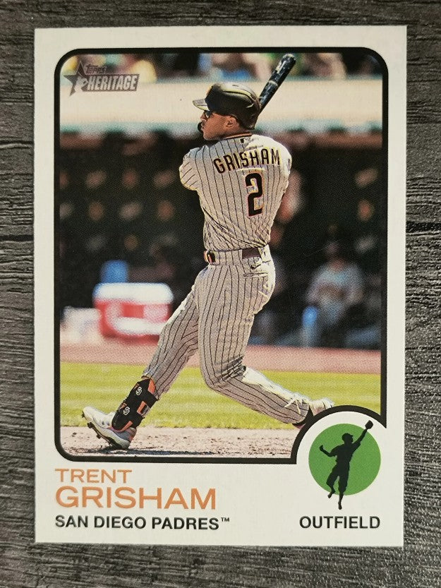 2022 Topps Heritage #190 Trent Grisham