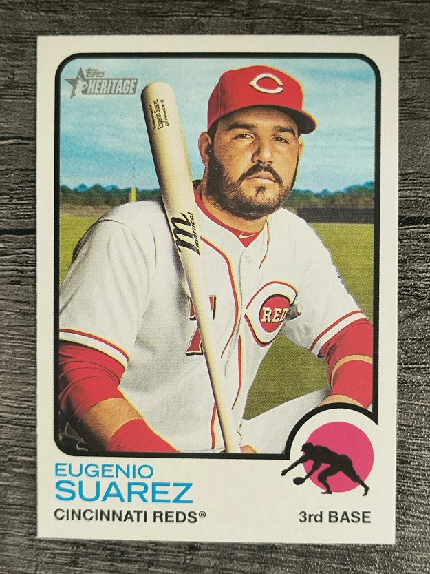 2022 Topps Heritage #27 Eugenio Suarez