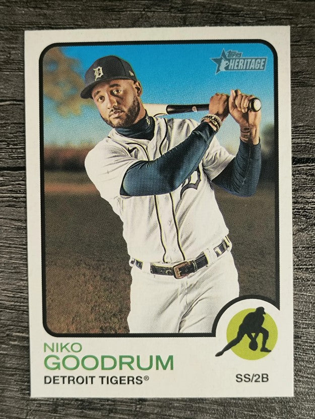 2022 Topps Heritage #75 Niko Goodrum