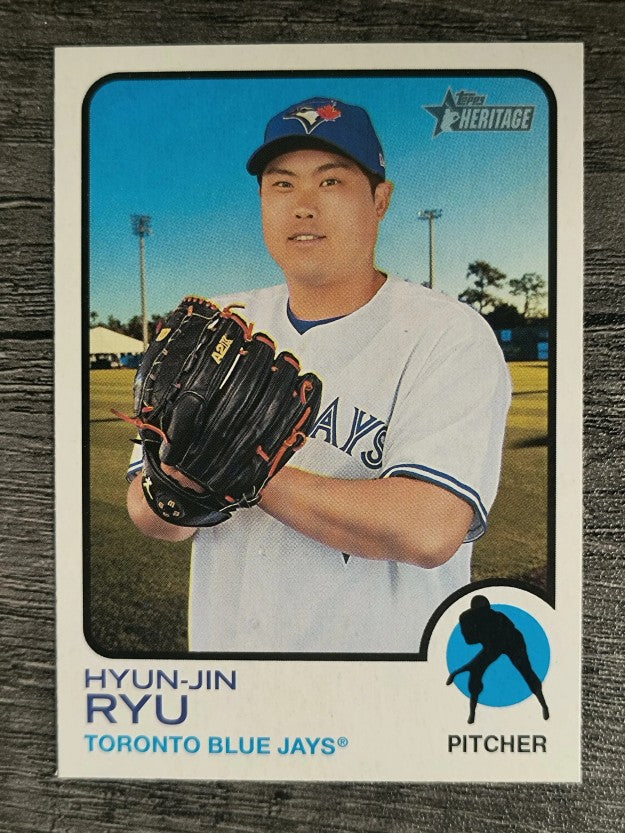 2022 Topps Heritage #168 Hyun-Jin Ryu