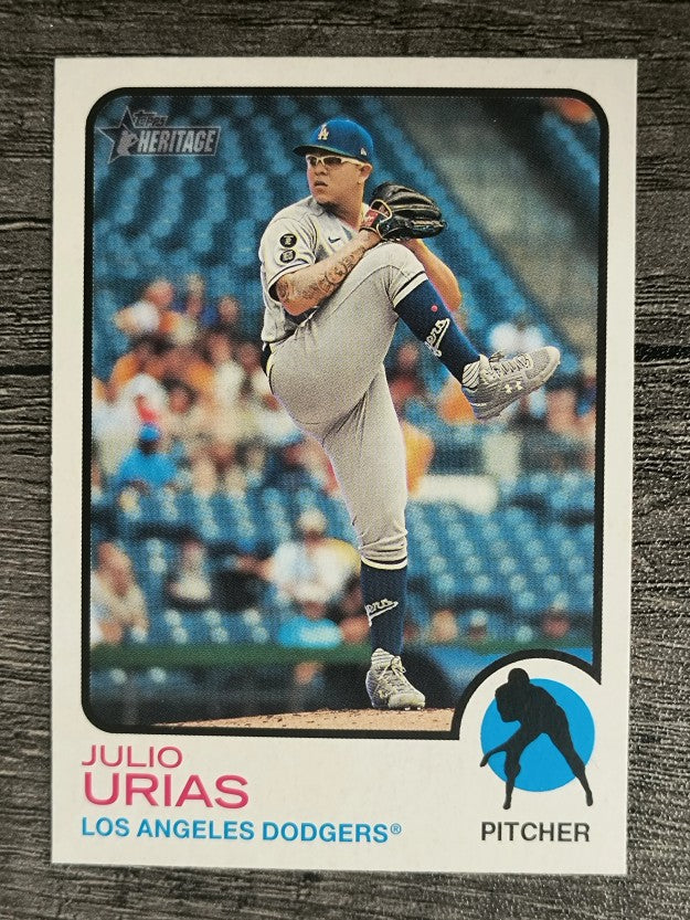 2022 Topps Heritage #337 Julio Urias