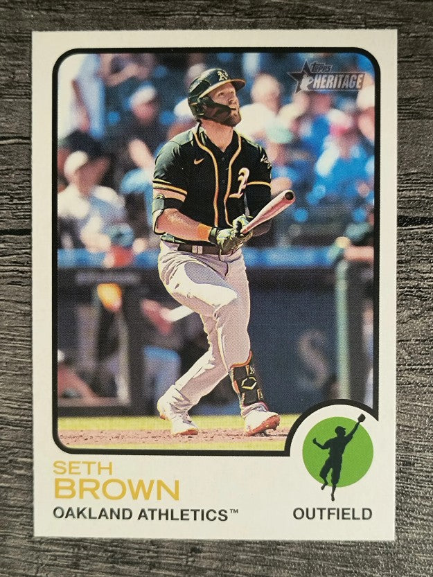 2022 Topps Heritage #328 Seth Brown