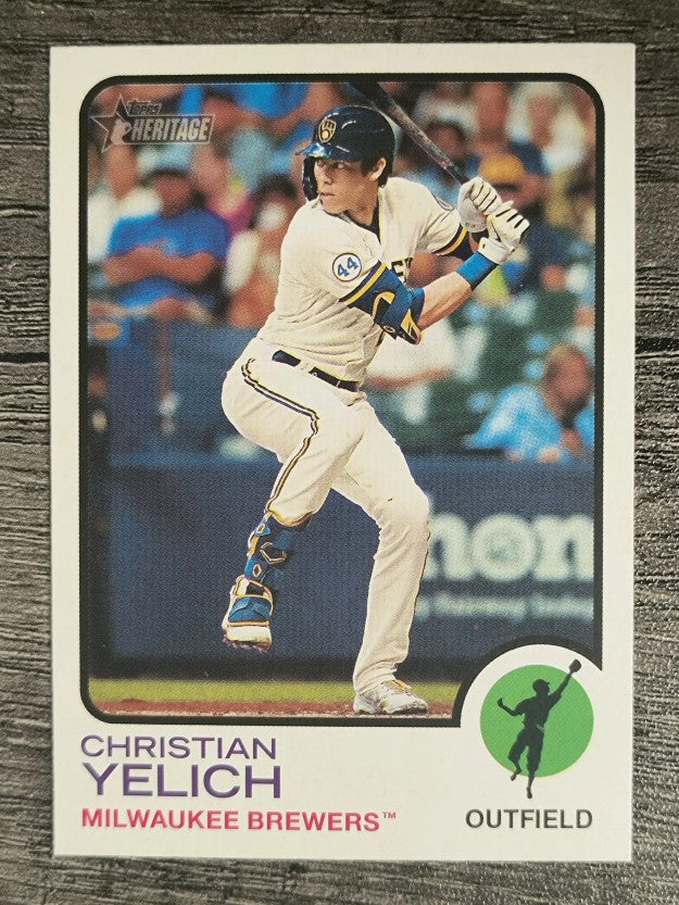 2022 Topps Heritage #123 Christian Yelich