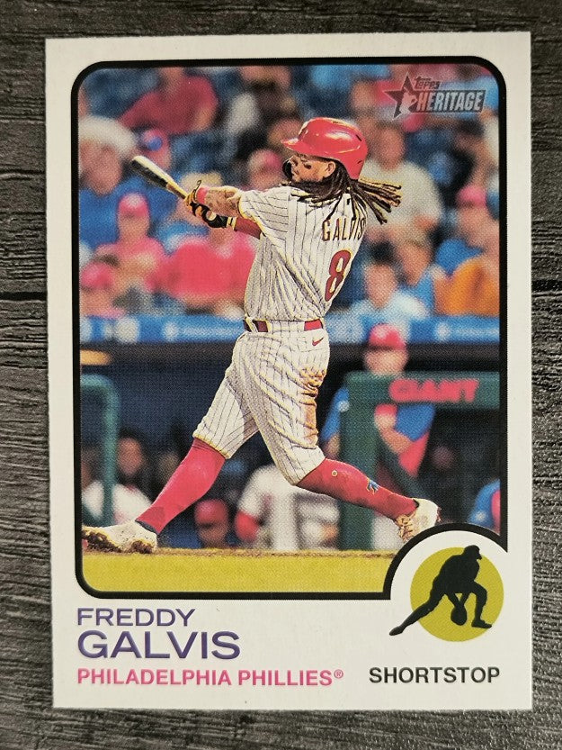 2022 Topps Heritage #302 Freddy Galvis