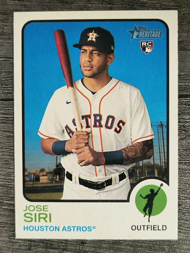 2022 Topps Heritage #256 Jose Siri RC