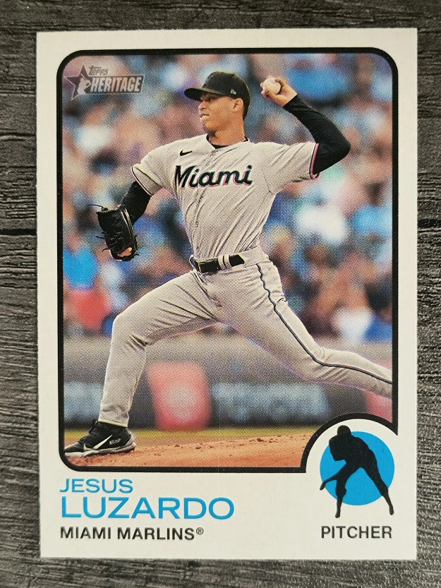 2022 Topps Heritage #85 Jesus Luzardo