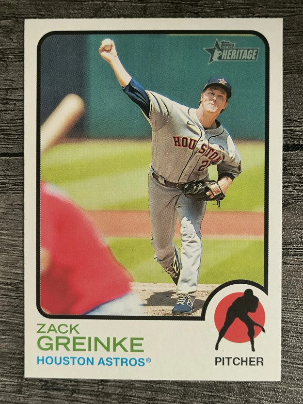 2022 Topps Heritage #187 Zack Greinke