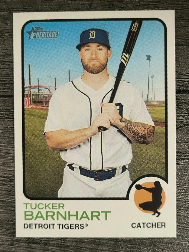 2022 Topps Heritage #111 Tucker Barnhart