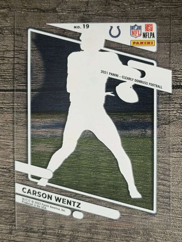 2021 Clearly Donruss #19 Carson Wentz