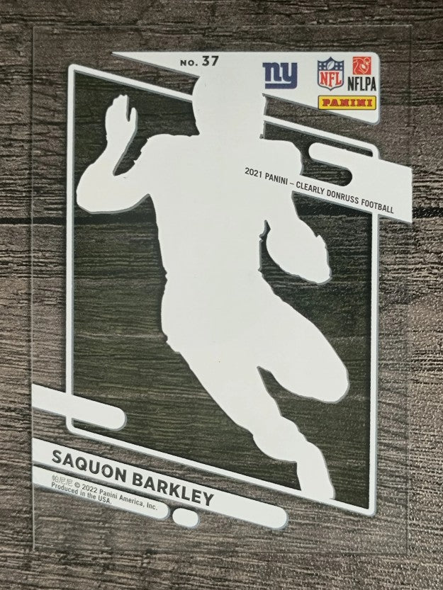 2021 Clearly Donruss #37 Saquon Barkley