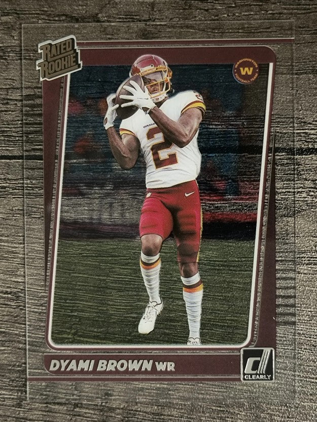 2021 Clearly Donruss #78 Dyami Brown RR RC