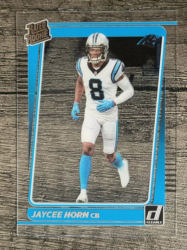 2021 Clearly Donruss #93 Jaycee Horn RR RC
