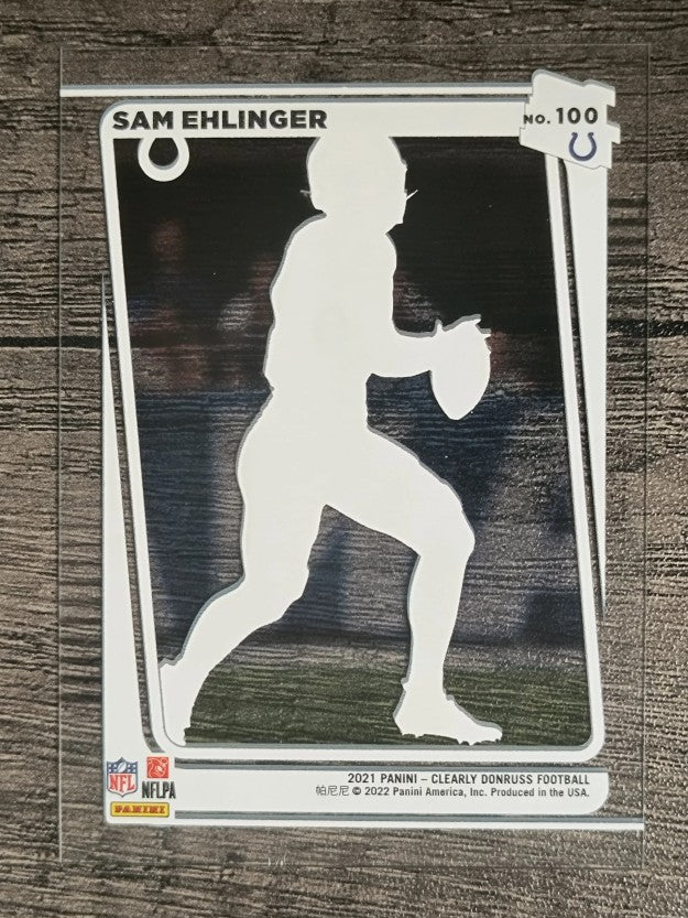 2021 Clearly Donruss #100 Sam Ehlinger RR RC