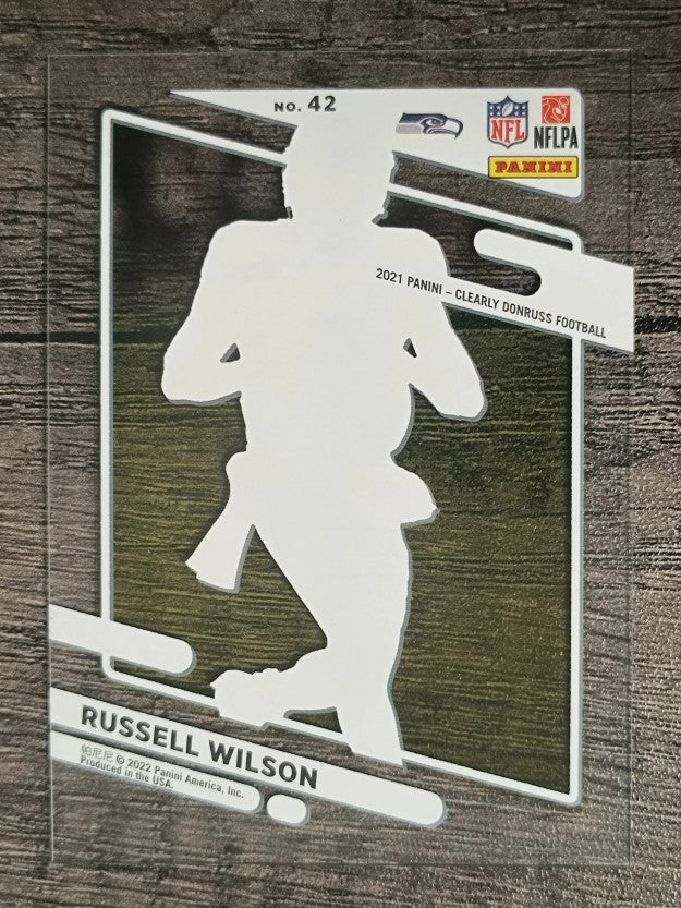 2021 Clearly Donruss #42 Russell Wilson