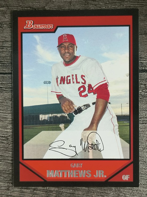 2007 Bowman #39 Gary Matthews Jr.