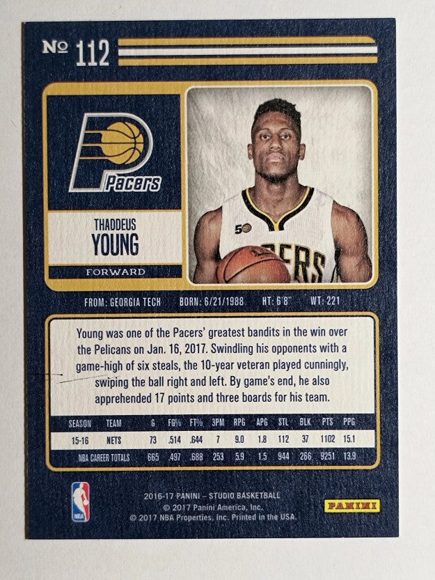 2016-17 Studio #112 Thaddeus Young SE