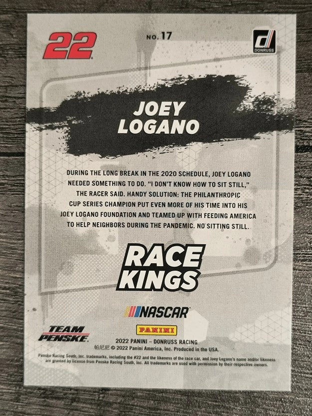 2022 Donruss #17 Joey Logano RK