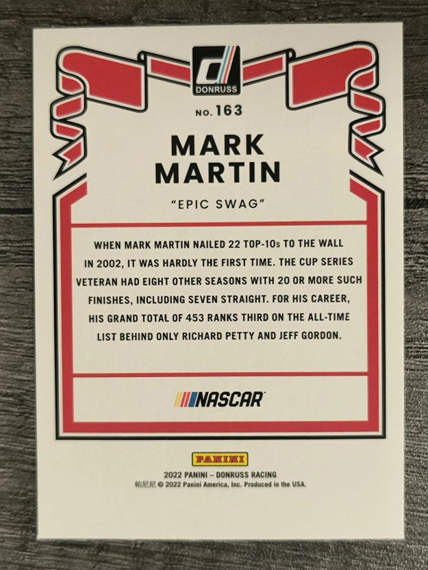 2022 Donruss #163 Mark Martin RETRO