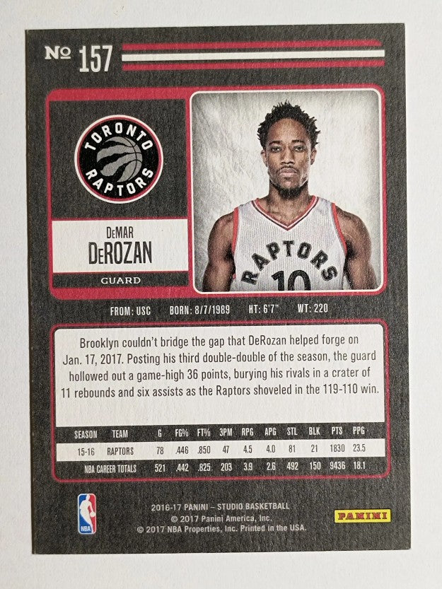 2016-17 Studio #157 DeMar DeRozan SE