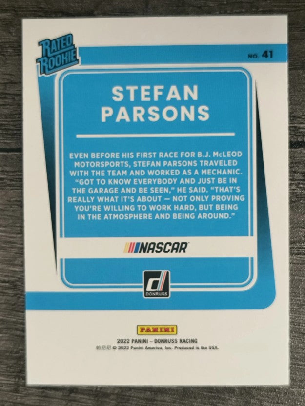 2022 Donruss #41 Stefan Parsons RR