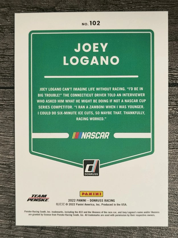 2022 Donruss #102 Joey Logano
