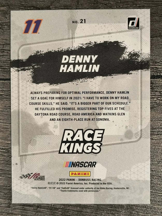 2022 Donruss #21 Denny Hamlin RK