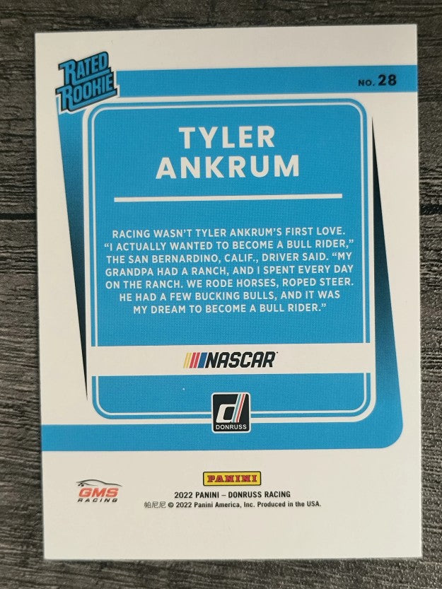 2022 Donruss #28 Tyler Ankrum RR