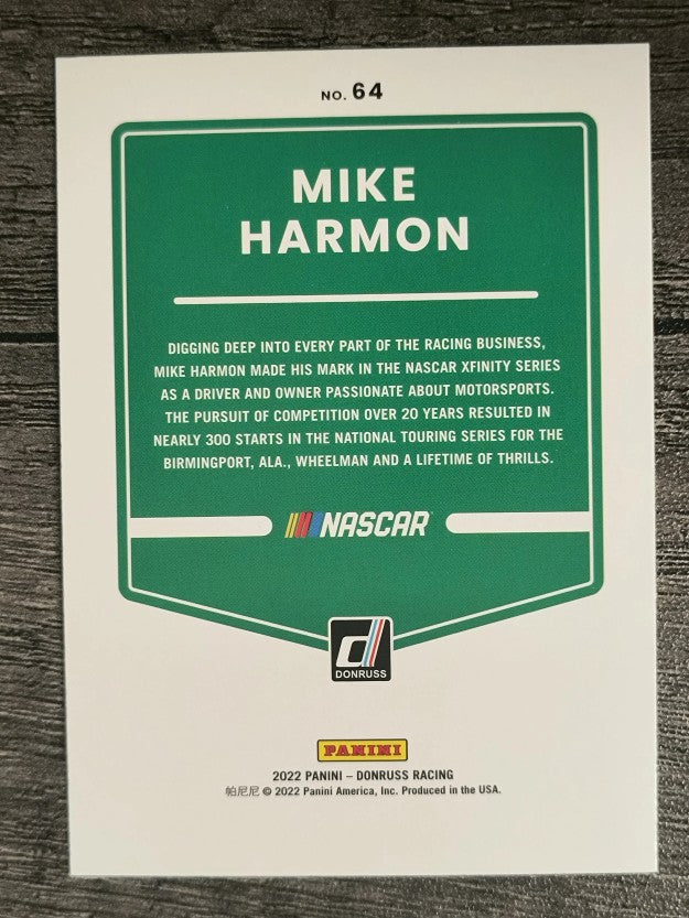 2022 Donruss #64 Mike Harmon