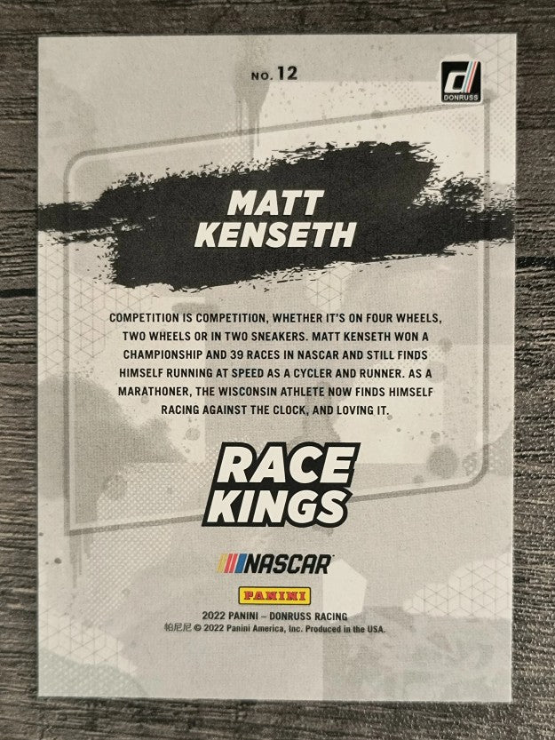 2022 Donruss #12 Matt Kenseth RK