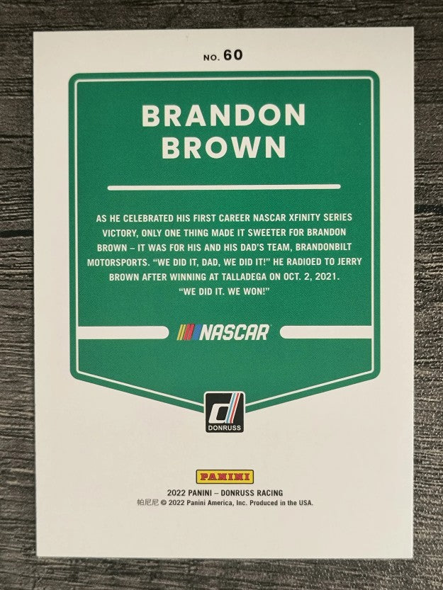 2022 Donruss #60 Brandon Brown
