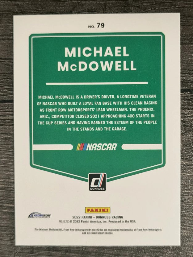 2022 Donruss #79 Michael McDowell