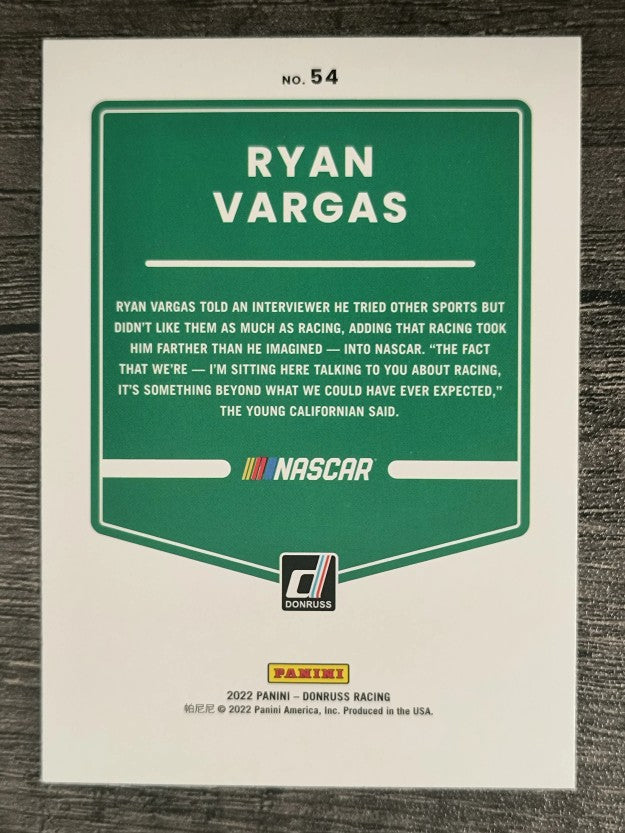2022 Donruss #54 Ryan Vargas