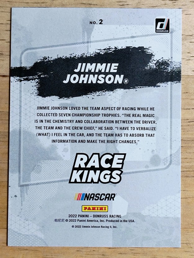 2022 Donruss #2 Jimmie Johnson RK