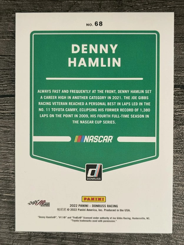 2022 Donruss #68 Denny Hamlin