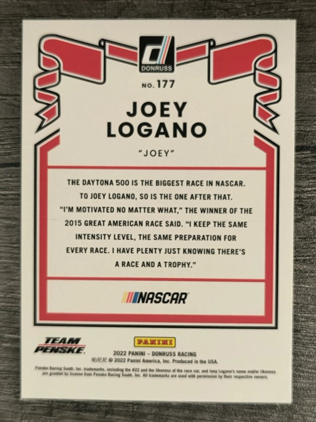 2022 Donruss #177 Joey Logano RETRO