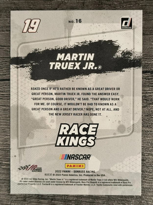 2022 Donruss #16 Martin Truex Jr. RK